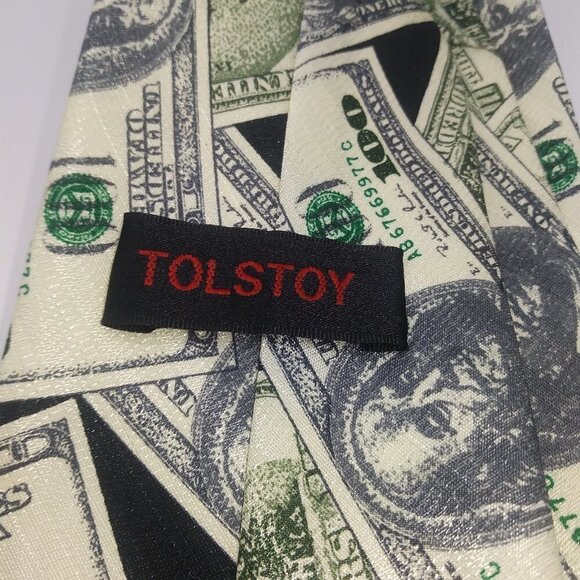 Tolstoy Money Tie - Picture 6 of 7
